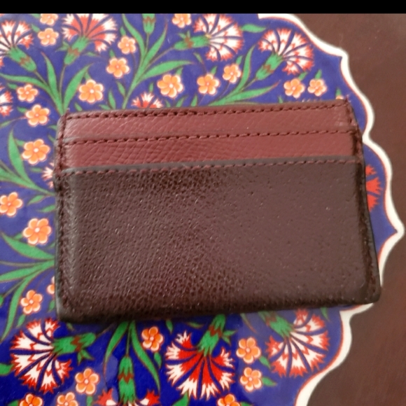 Coach wallet (used) burgundy - Picture 2 of 3